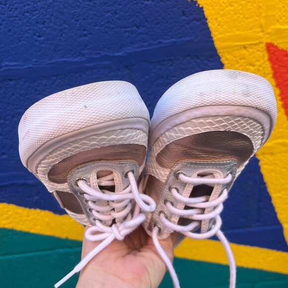 Sperry Womens Soletide 2 Sneakers Shoes Metallic Snake Leather US W 9 - Picture 6 of 8